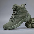2023 High top Outdoor Boots Men Hiking Shoes Male Boots Men Large Size Leather  Boots Light Outdoor Hunting sneakers work safty