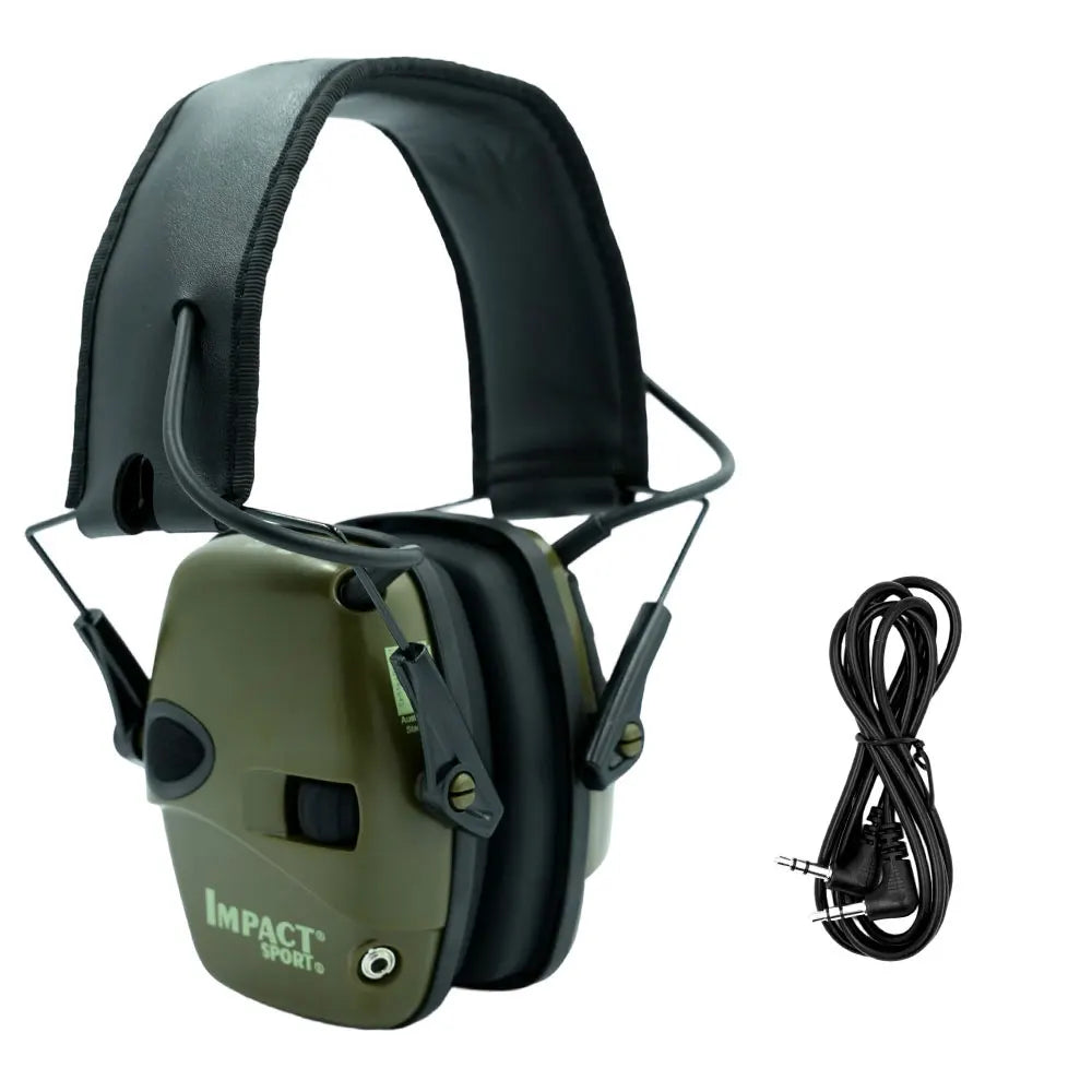 Tactical Electronic Shooting Earmuff Case Anti-noise Headphone Sound Amplification Hearing Protection Headset Foldable Earmuffs