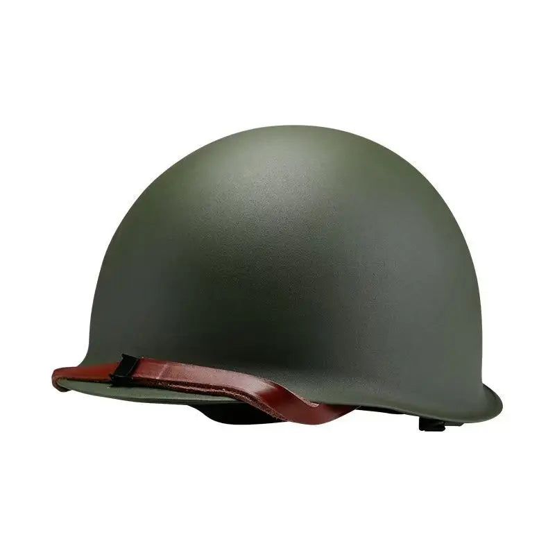 WW2 M1 Helmet SteelHelmet Tactical US Army Military Replica Protective Helmets WWII WW2 Outdoor CS Paintball Green Steel Helmets