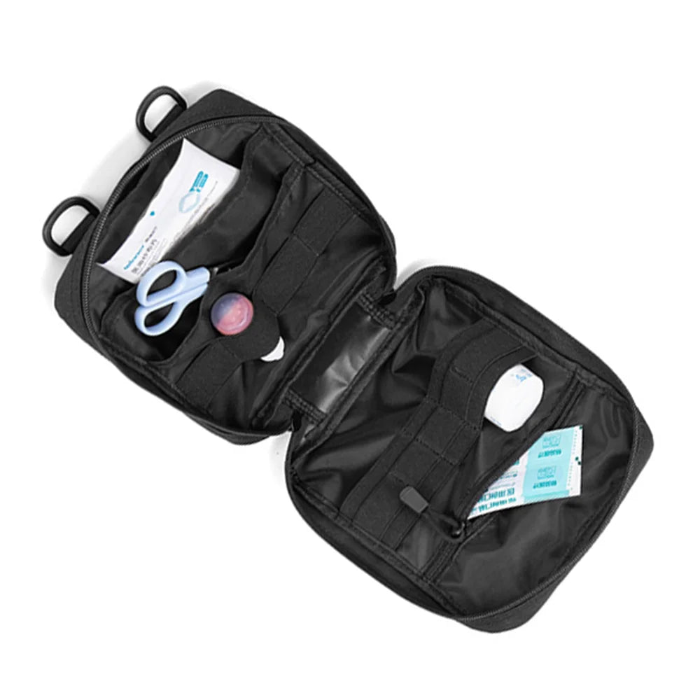 MOLLE Pouch, Tactical Admin Pouch Belt EDC Tool Organizer Zippered Utility Waist Pack