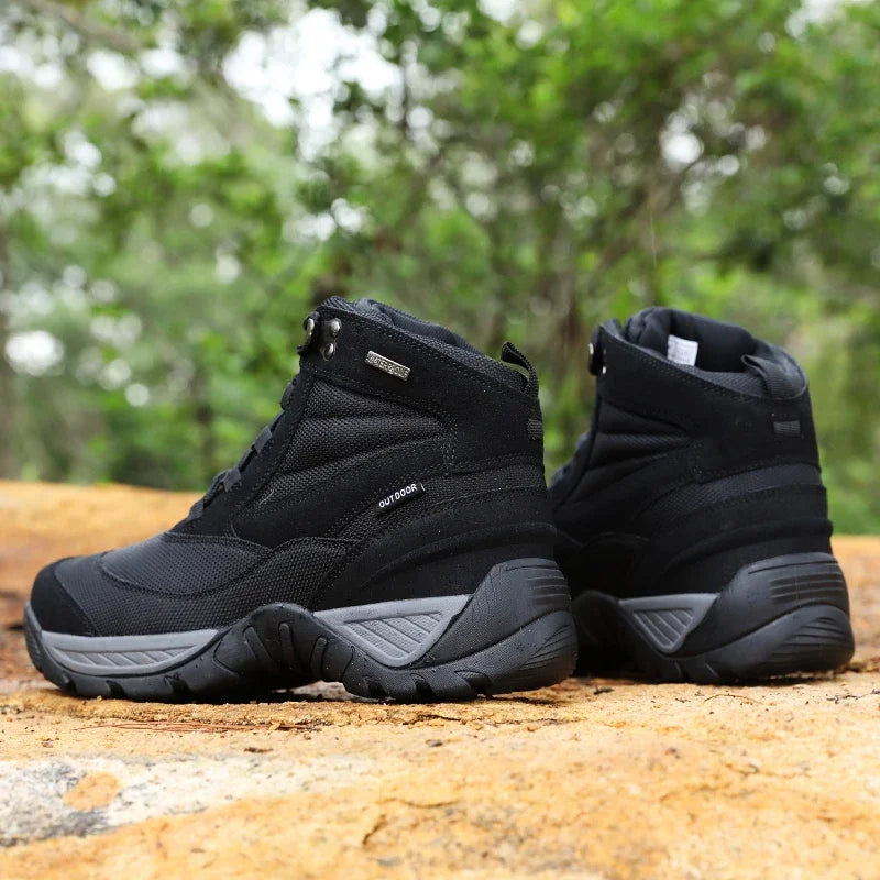 Men's Boot Combat Mens Ankle Boot Tactical Boot Male Shoes Work Safety Shoes Motocycle Boots Men Outdoor Hiking Shoes