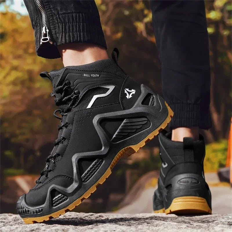Outdoor Mens Combat Tactical Desert Boots Men Tactical Boots Male Field Hunting Hiking Climbing Training Waterproof Sports Shoes