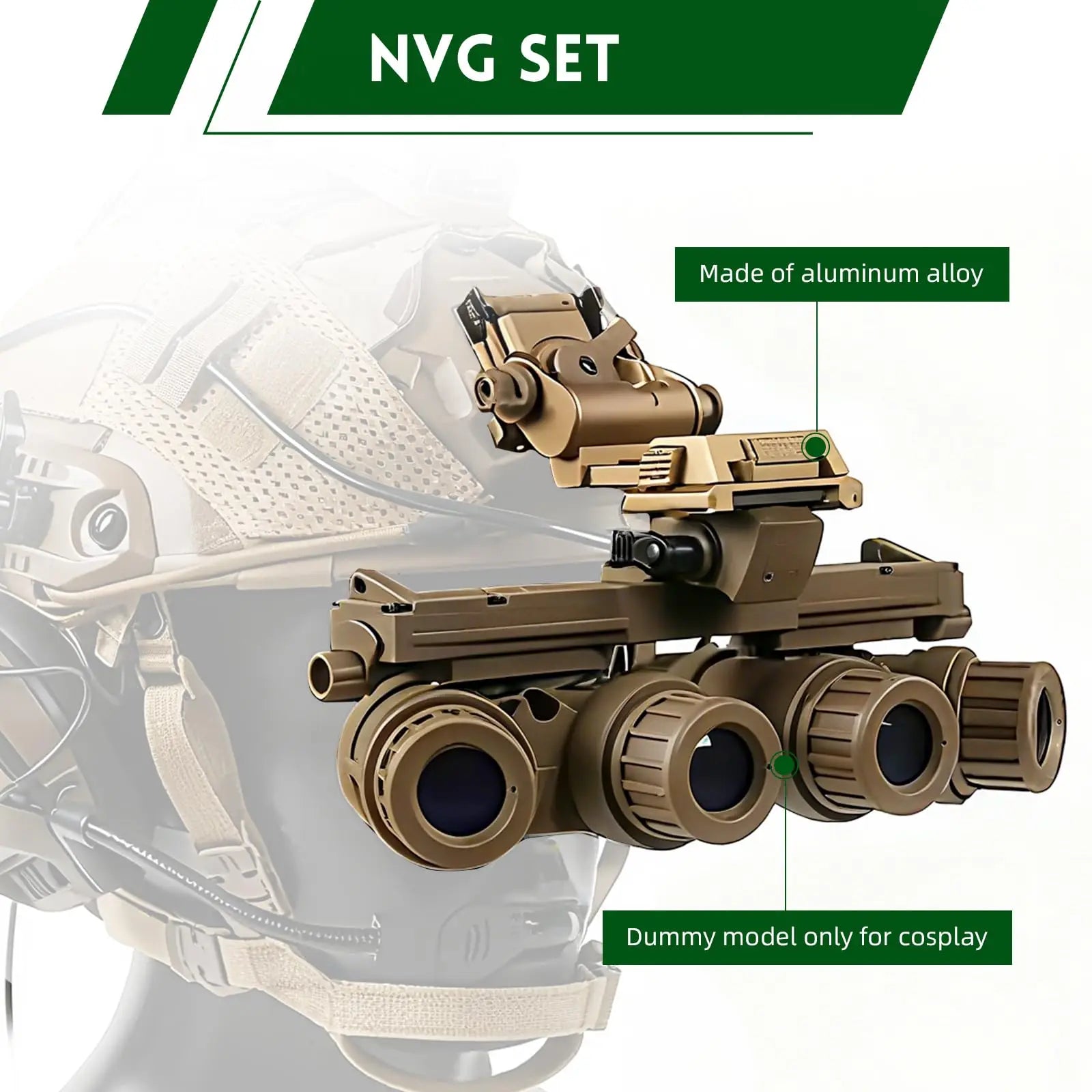 Airsoft Tactical Helmet Set FAST Military Helmet NVG(Model) Mount Headset Steel Mesh Mask Combat Cosplay Gear