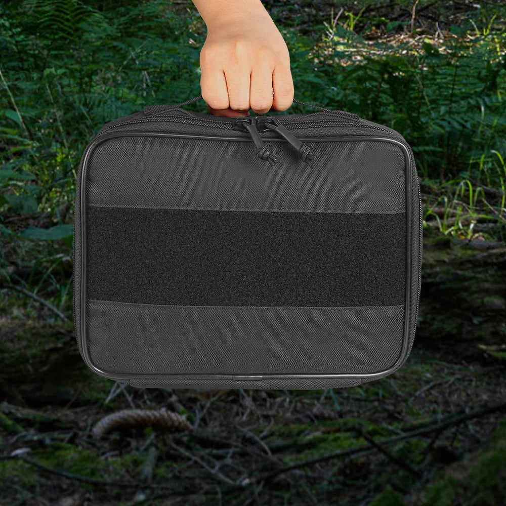 Tactical Pistol Range Bag with Holster Gun Transport Case Concealed Carry Handgun Pouch Portable Universal Gun Carrier Bag
