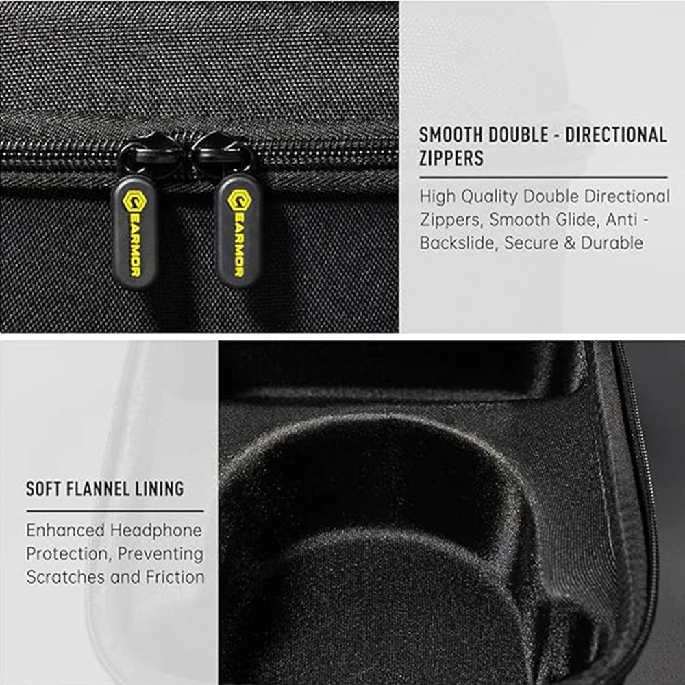 EARMOR Tactical Headphone Hard Storage Case, Portable Lightweight Headphone Case, Waterproof M31/M32/ M31H/M32H earmuffs