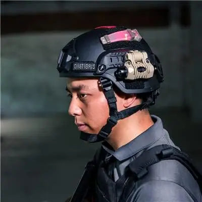FAST Tactical Helmet, Adjustable Airsoft Paintball Helmet with ARC Rail System for Outdoor Training & Hunting