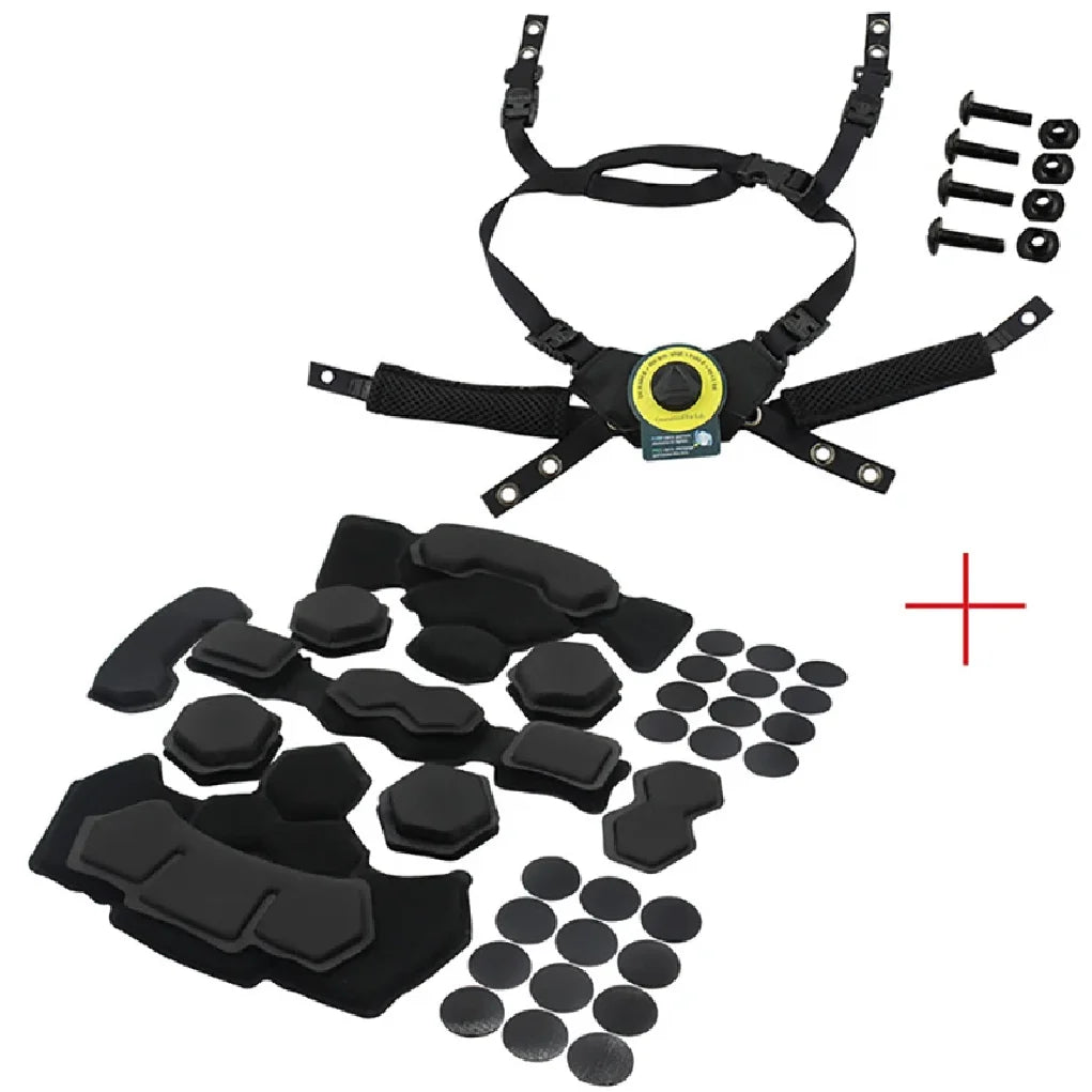 Tactical Airsoft Paintball Helmet Suspension System Protective Pads Gen4 Memory Foam Pad for Wendy Fast MICH ACH Helmet
