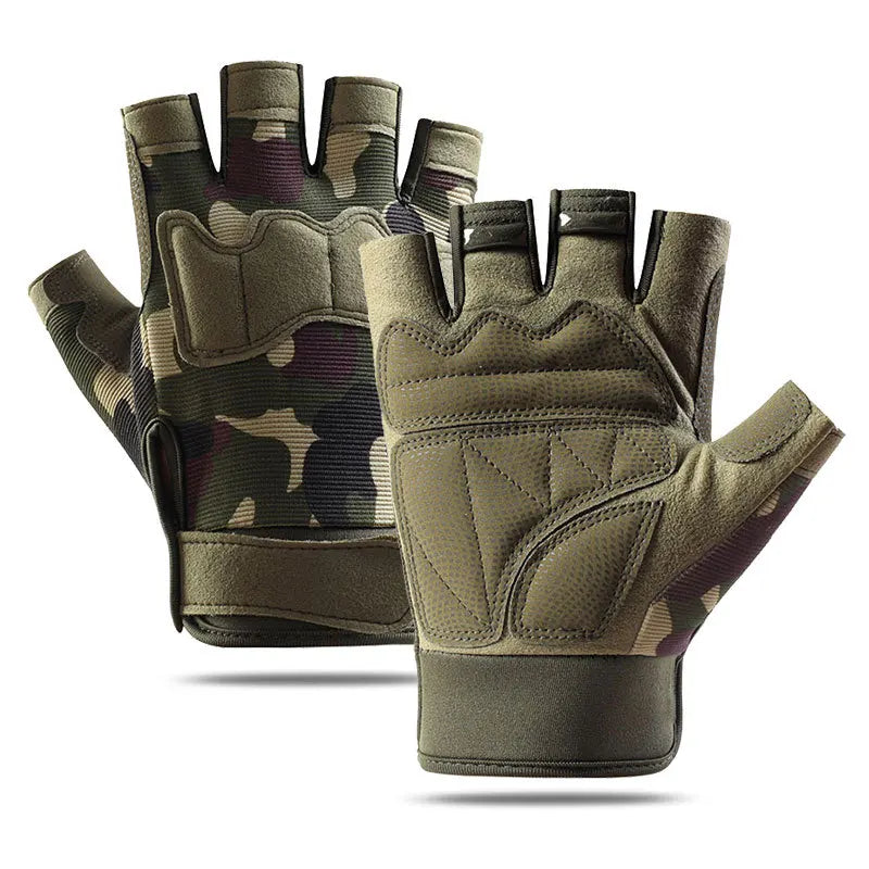 Half Finger Tactical Gloves, Suitable for Male Special Forces Enthusiasts for Outdoor Sports, Cycling, and Mountain Climbing
