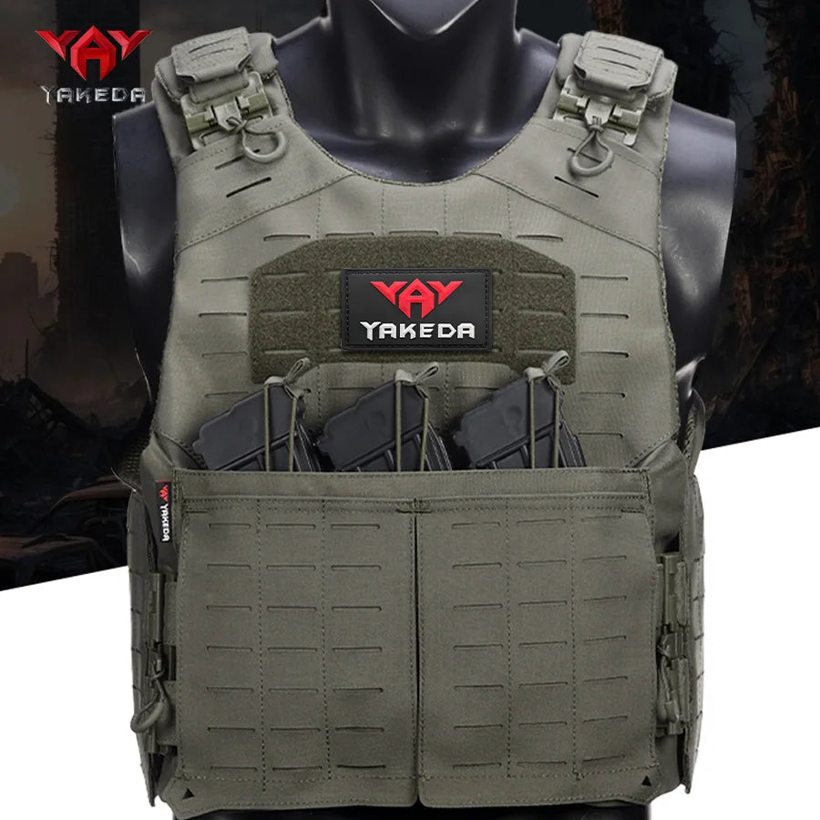 Hidden triple bag vest with wear-resistant and tear resistant fabric that is three times more durable than conventional ones