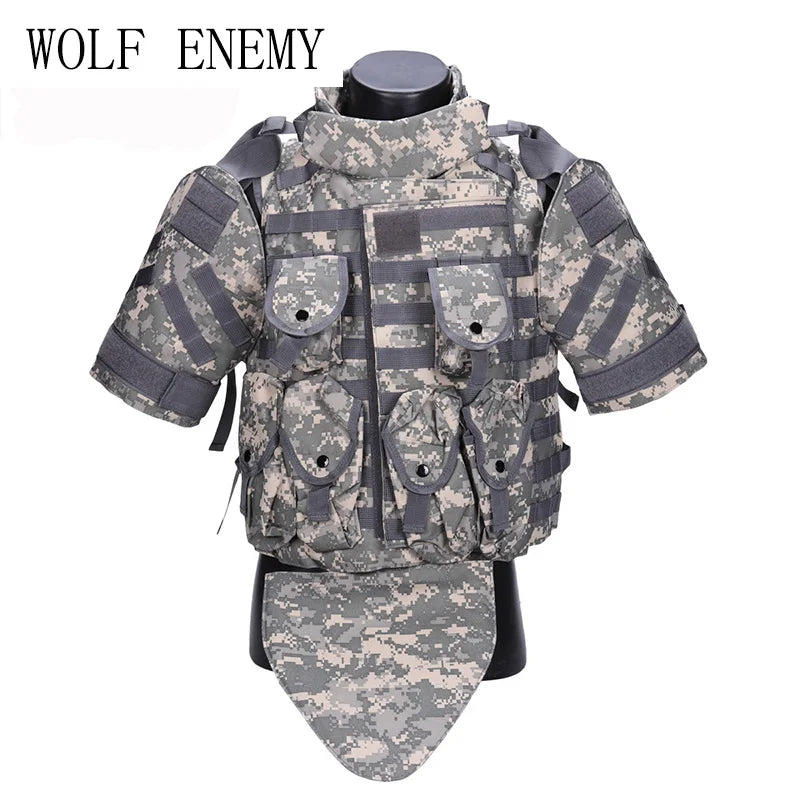 New OTV Tactical Vest Camouflage combat Body Armor With Pouch/Pad  Airsoft Hunting Molle Assault Plate Carrier CS Clothing