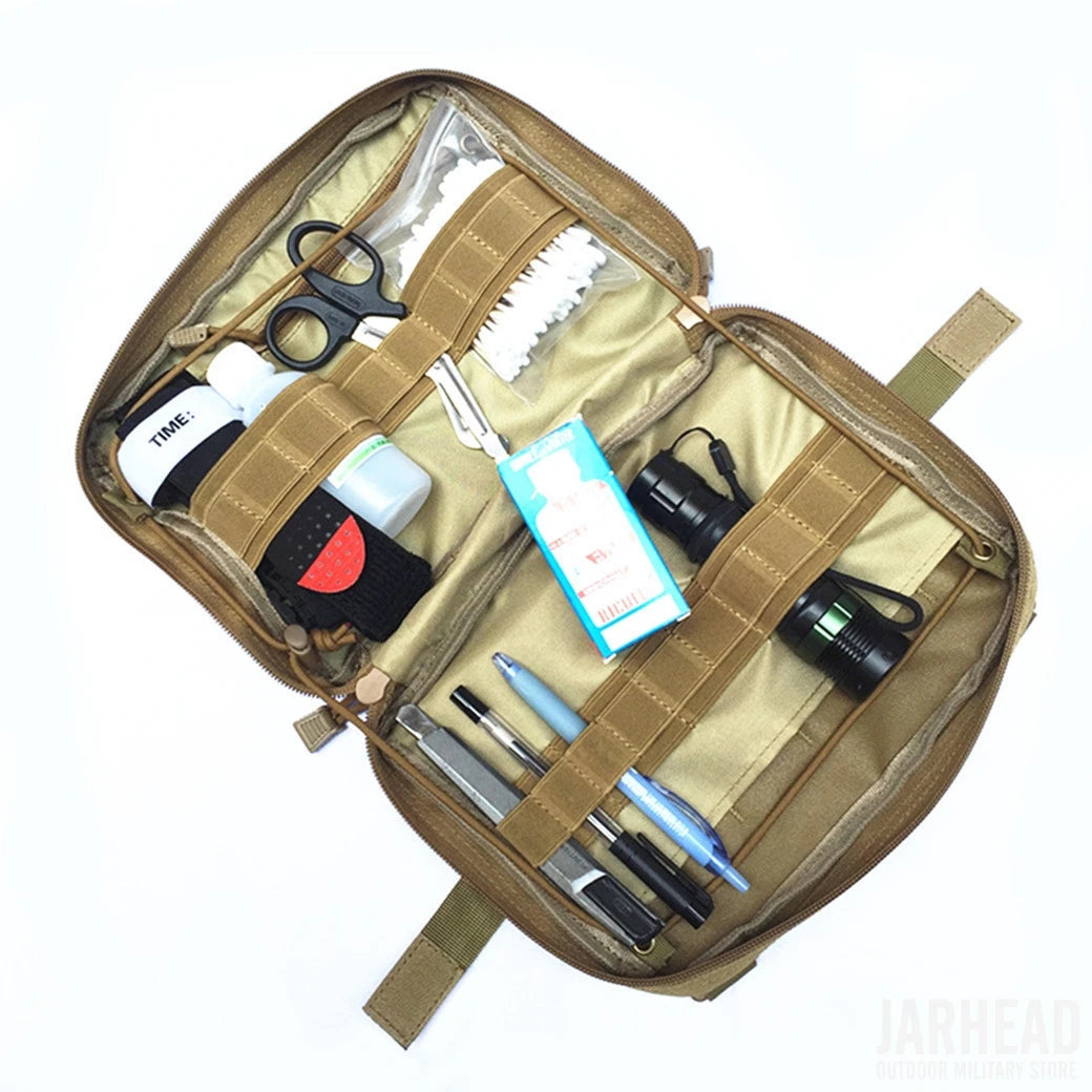 New Molle EDC Pouch Utility Medical Bag EMT Organizer Outdoor Emergency Pack Fist Aid Kit Bag Camping Hiking Hunting Accessories