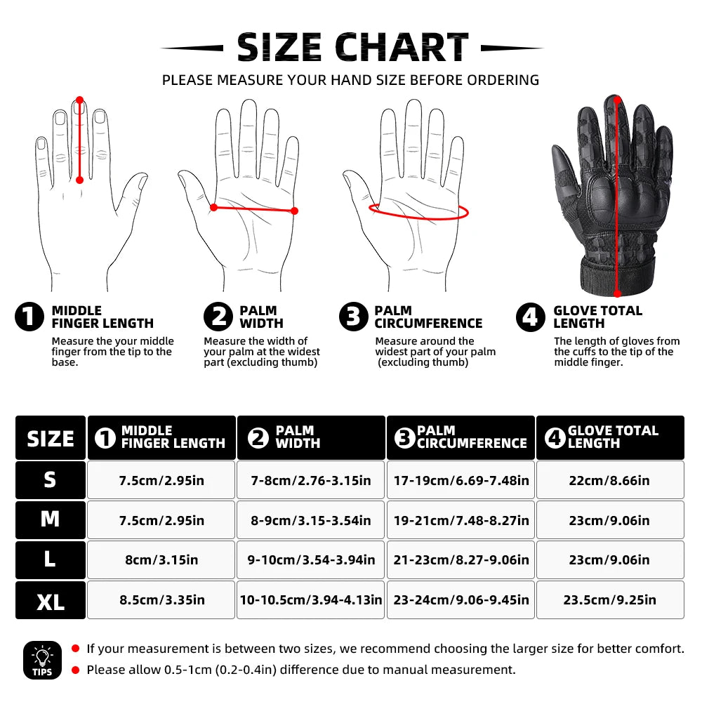 Touch Screen Hunting Gloves Hard Shell Outdoor Sports Paintball Motorcycle Hiking Camping Tactical Cycling Protective Equipment