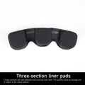 Tactical helmet liner with removable and washable sponge padding, replaceable top pad, universal design for comfortable fit with