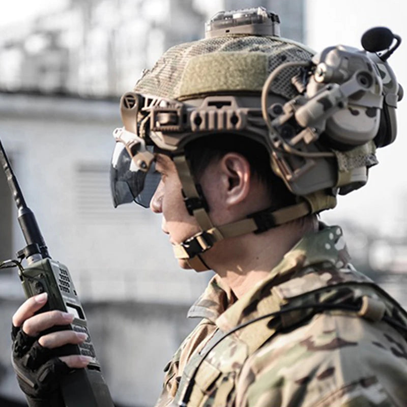 FCS-TACTICAL 2026 AMP PRO Digital Version Tactical Pickup Noise Reduction Communication Headset Shooting Protection Headset