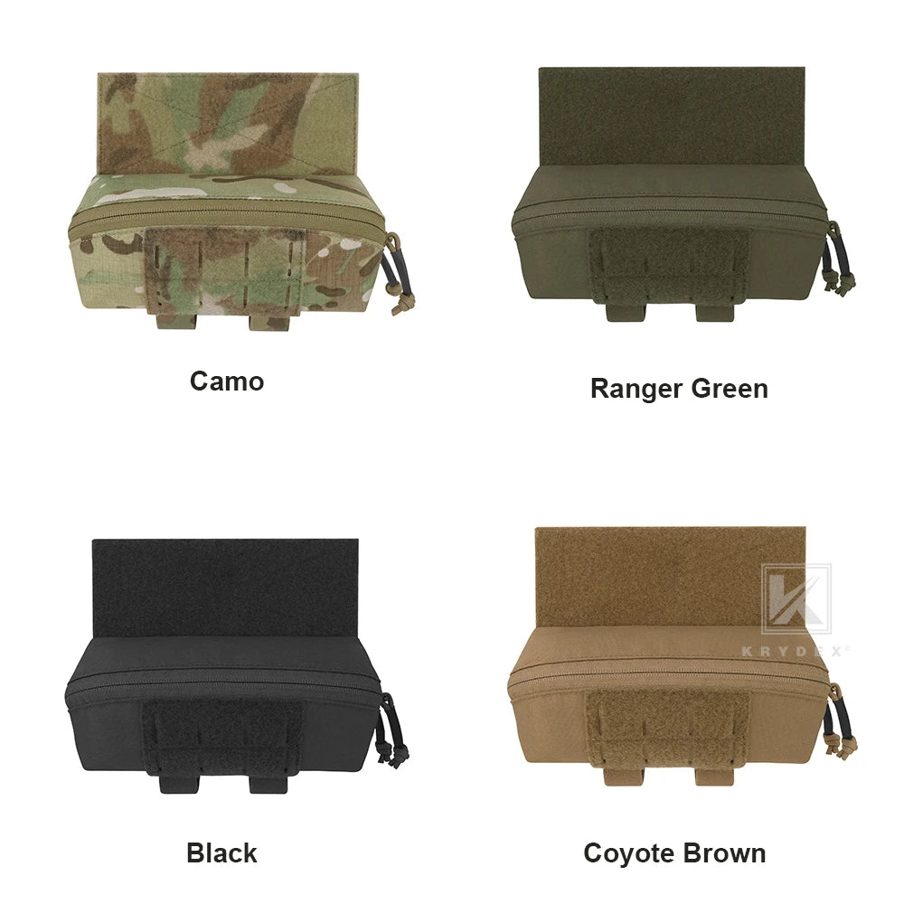 KRYDEX Tactical Mini Dangler Dump Drop Pouch Fanny Pack Tool Storage Bag for JPC CPC LBT D3CR MK3 MK4 Chest Rig Vest Accessories