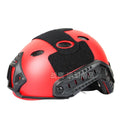 Tactical Helmet with Adjustable Padding and Ventilation for Airsoft Paintball Military Training Compatible with FAST PJ CS