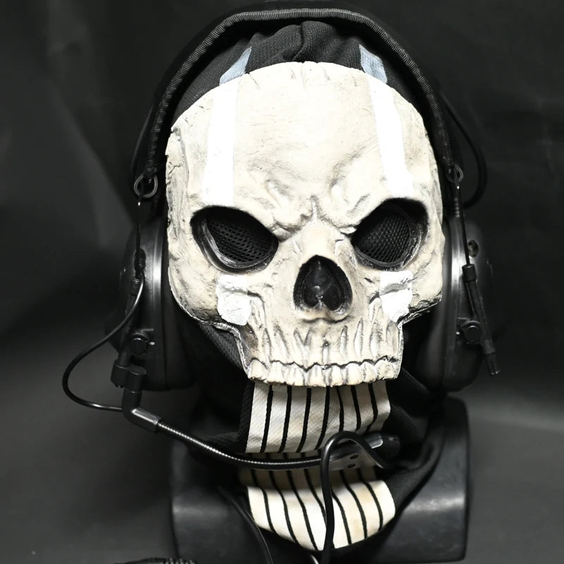Tactical Ghost Full Set of Equipment Airsoft Cod Vest Jackets Belt Mask Gloves Gear for Outdoor CS Gaming Call of Duty Cosplay