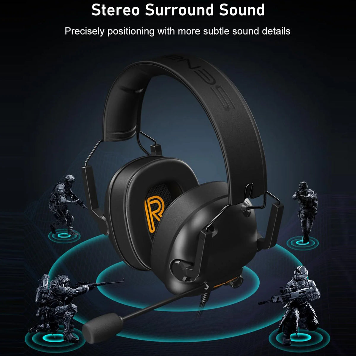 Wired Gaming Headset with Microphone for Pc,Xbox One Series,Ps4,Ps5,Switch,Noise Cancelling Headphones for Laptop,Nintendo,Gamer
