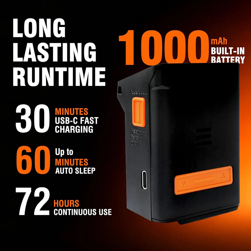 Shot Timer for Shooting, IPSC/USPSA/IDPA Practice Tool, Vertical Screen, 9 Sensitivity, 72H Battery, Par/Delay Modes, One-Hand