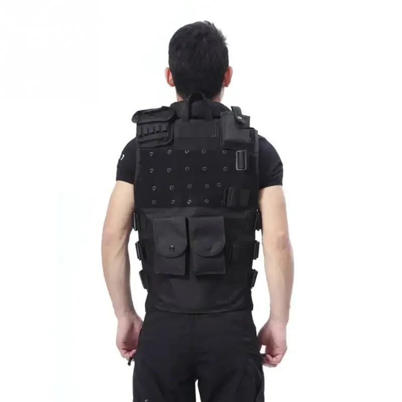 Hunting  Tactical Vest Unisex Black  Vest High Quality CS Paintball Molle Protective Hiking Vest  Equipment