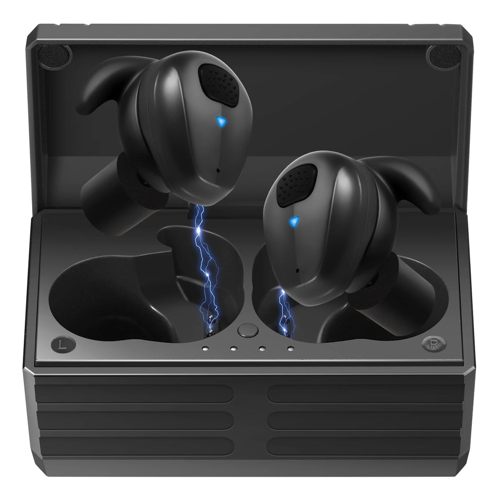 Electronic Shooting Noise-Proof Earbuds/Noise-Cancelling Hearing Protection Earmuff Newest Tactical Bluetooth Earplugs YHKEMA