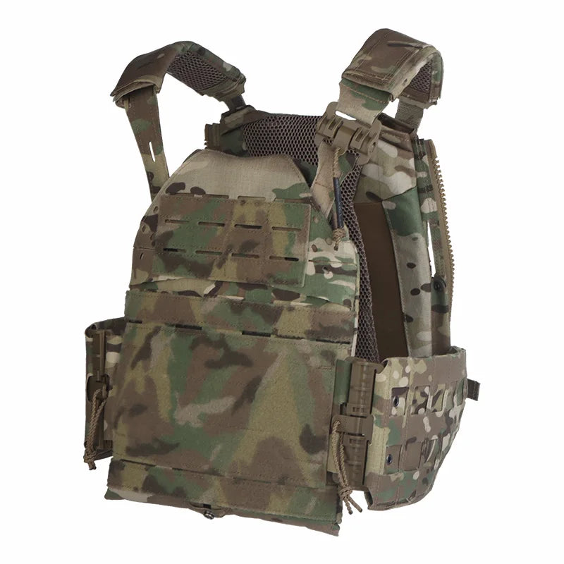 POSEIDON DEFENSE LV-120 Cosplay Traning Airsoft Game Vest Quick Release Aajustable Girdle for Molle Velco System Zipper Pouch
