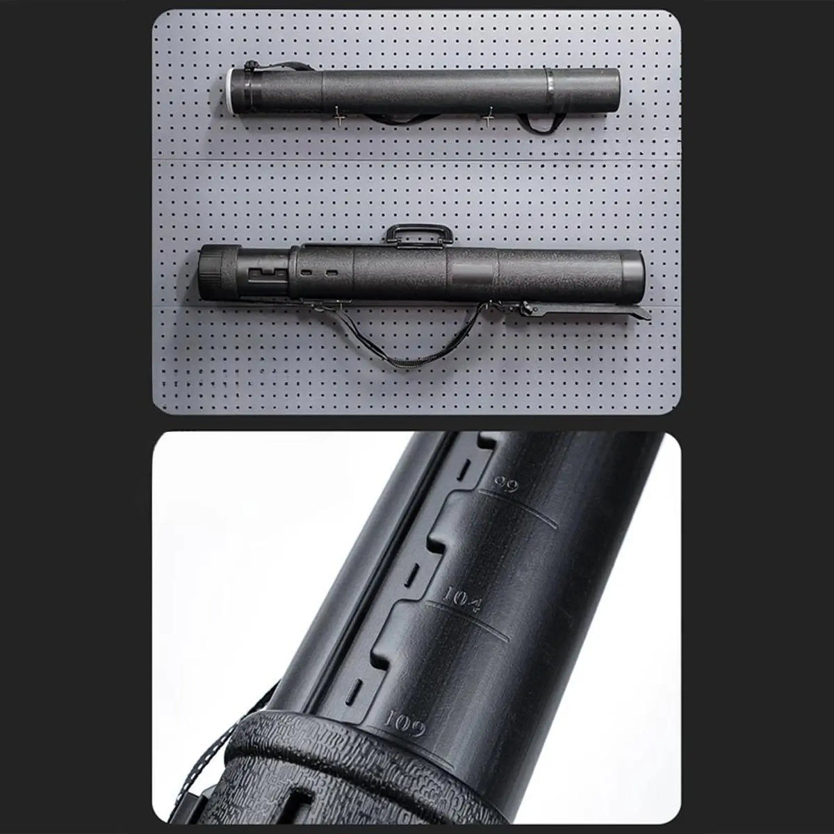 Large Capacity Black Arrow Bag Adjustable Length Multifunctional Storage Tote Bag High Power for Outdoor Training