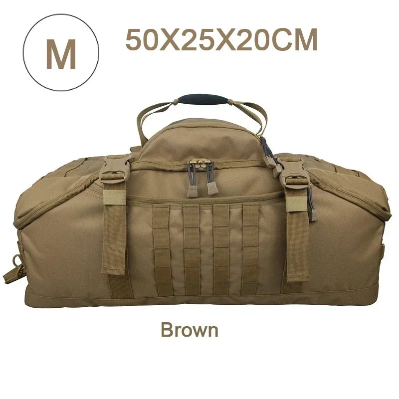25L 45L 80L Large Duffle Bag Tactical Backpack Outdoor Camping Bags Molle Men Backpacks Travel Bag for Hiking