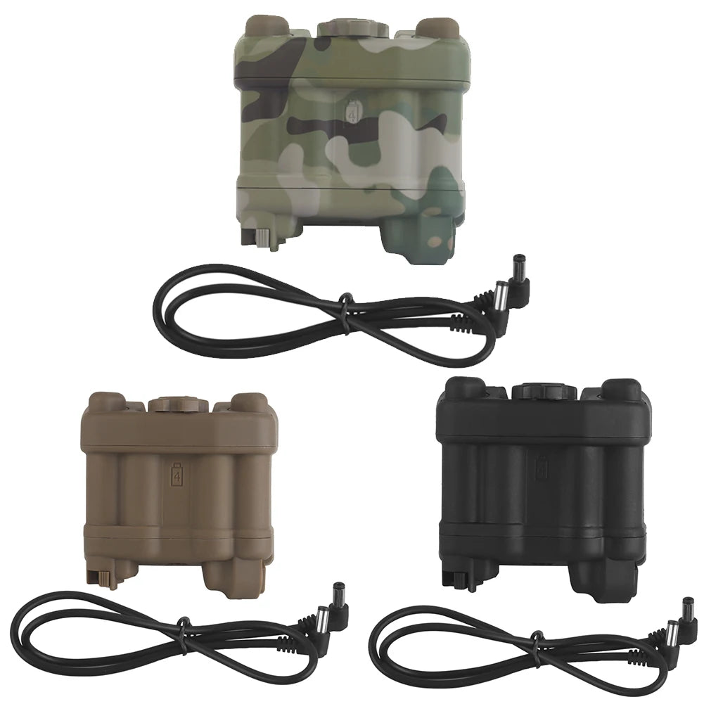 Adjustable Helmet NVG Battery Pouch Helmet Accessories Realistic Battery Storage Holder Pack Helmet Battery Case Pouch