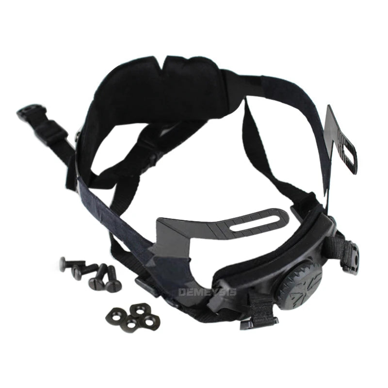 Tactical Fast Helmet Inner Suspension System Outdoor Shooting Hunting Helmets Adjustable Head Locking Strap Accessories