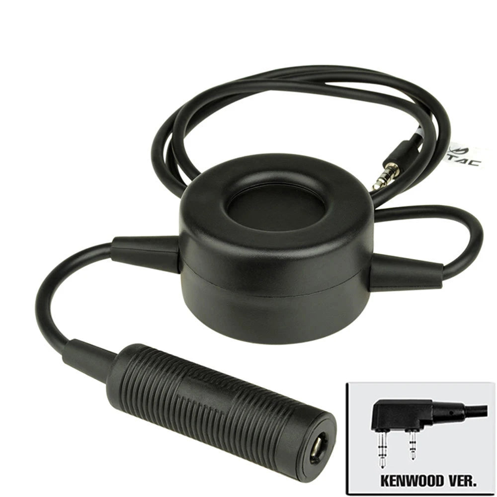SINAIRSOFT Z Tactical Cable & PTT TCI Tactical Headset Earphone Accessory Cable Plug Adapter Standard Version Z114