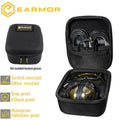 EARMOR Storage Case for Shooting Ear Protection For Earmuff Glasses & Accessories Durable Dustproof Hard  Carrying Storage Bag