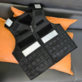 Multi functional tactical reflective vest, summer breathable commuting vest, service woven belt version, back cover, large capac