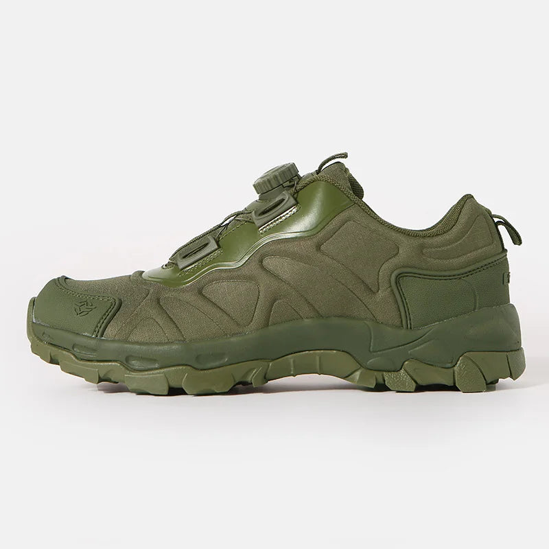 Topfight Mens Military Grade Outdoor Hiking Boots with BOA Lacing System Green Trekking Adventure Shoes Climbing Shoes