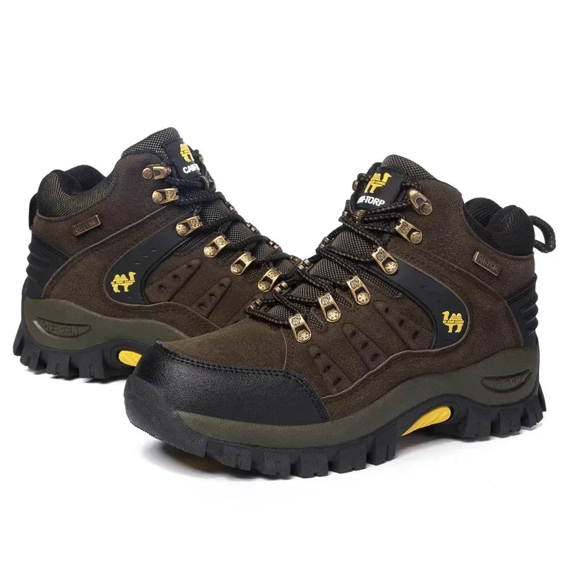 New Couples Outdoor Mountain Desert Climbing shoes. Men Women Ankle Hiking Boots, Plus Size Fashion Classic Trekking Footwear