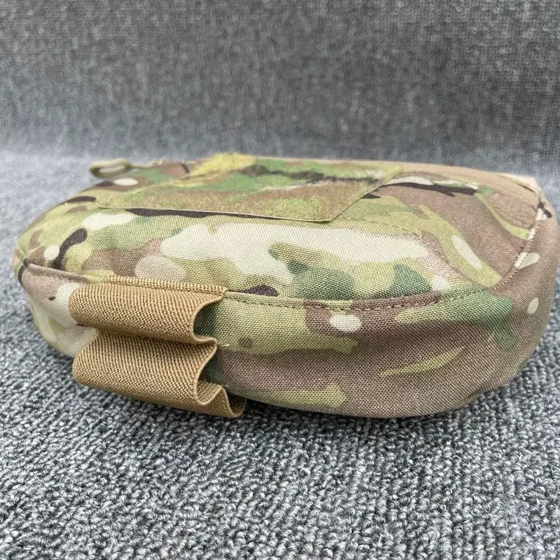 Tactical Plate Carrier Pouch MK3 MK4 Hanging Drop Pouch Chest Rig Vest EDC Combat Gear Abdominal Waist Pouch Multicam