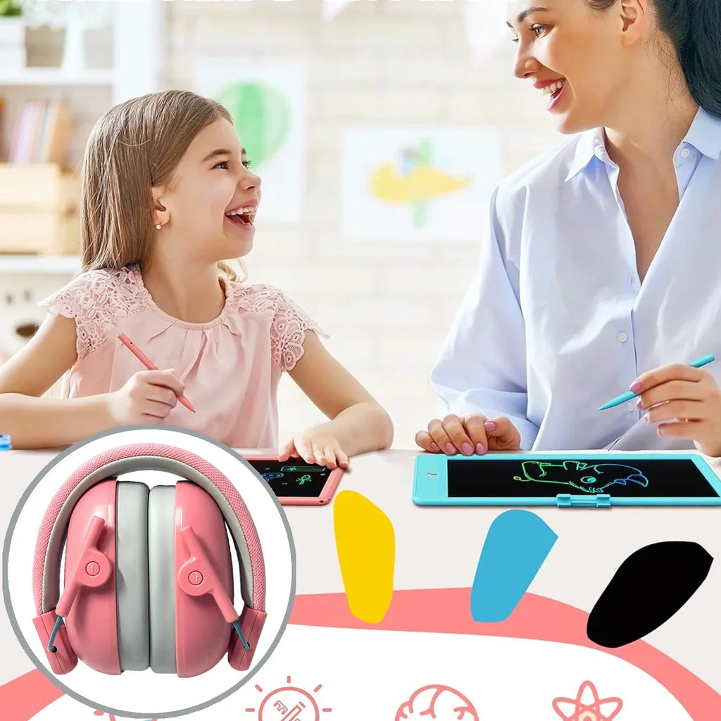 YHKEMA Kids Ear Defenders-Noise Cancelling Headphones Autism,NRR  26dB Protection Earmuffs Hearing Protectors for Age 1-14