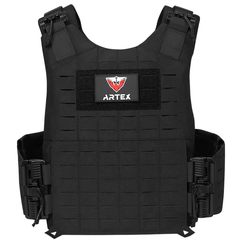 6094 Tactical Plate Carrier Vest Adjustable Quick Release MOLLE Airsoft Hunting Combat Training Gear