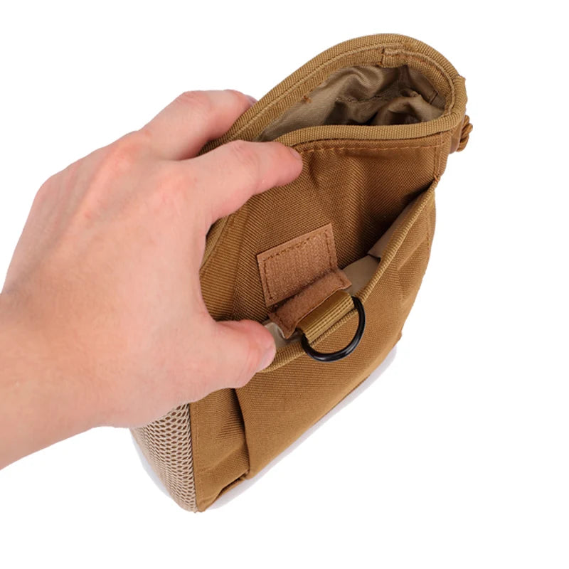 3-5L Outdoor Molle Nylon Dump Drop Pouch Camo Recycle Waist Pack Bags Utility Belt Ammo Pouch Hiking Hunting Accessories Bag