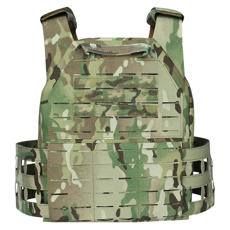 Artex Multifunctional Tactical Vest, Lightweight Laser Cut MOLLE Waterproof Wear-resistant Outdoor Wargame Training Vest