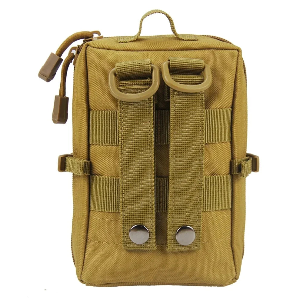 Tactical Mini Molle Utility Pouch EDC Small Tool Pouch for Outdoor Hiking Camping, Phone & Gear Storage Bag