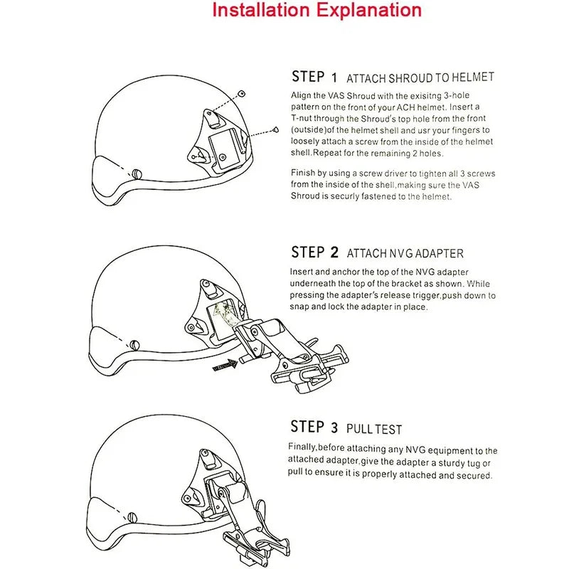 NEW Upgrade Tactical Helmet Mount Night Vision Aluminum Alloy NVG Mount FAST Helmet Accessories For ACH MICH PASGT Helmet