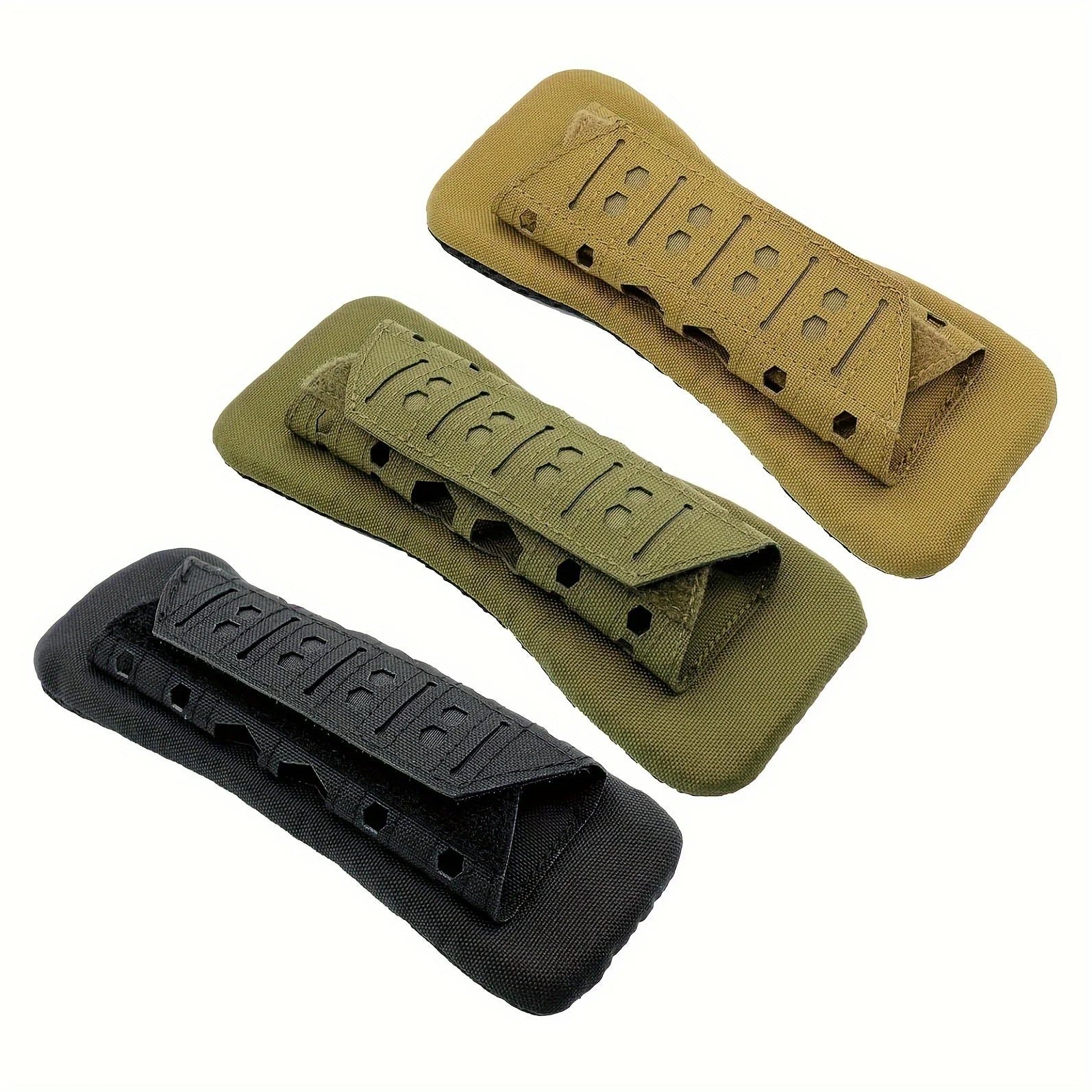 1Pair Breathable Comfort Tactical Vest Shoulder Pads Anti-slip Buffer Protector Sleeve For Hunting Vest Backpack Shoulder Straps