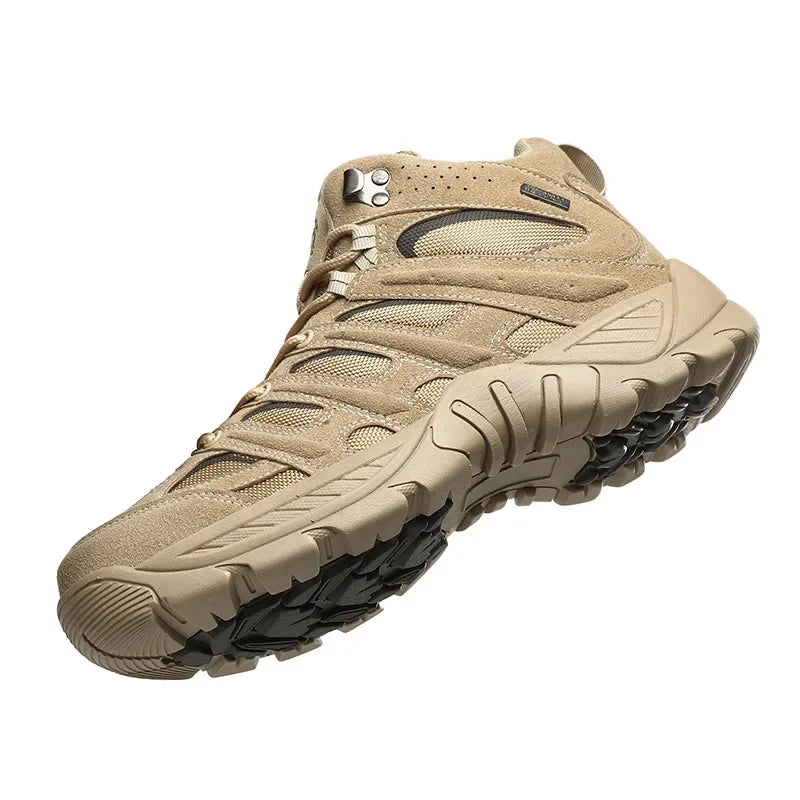 Climbing Boots 2025 New Luxury Boots Outdoor Military Boots, Hiking Shoes Winter Anti Slip Men's Desert Boots and Hiking Boots