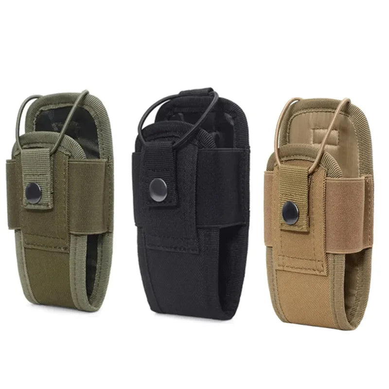1/3pc Tactical Molle Radio Walkie Talkie Pouch Holder Pocket Waist Bag Portable Interphone Holster Carry Bag for Hunting Camping