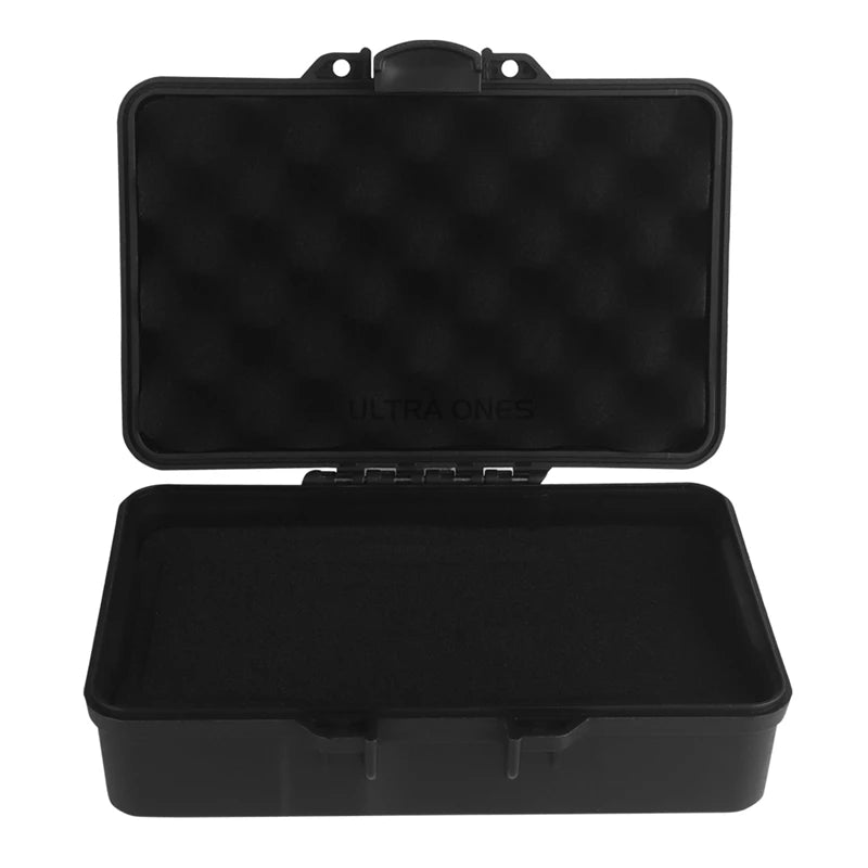 Molle Tactical Flahslight Battery Storage Case Shooting Hunting Tools Equipment Box Double Sponge Shockproof Lockable Pouch
