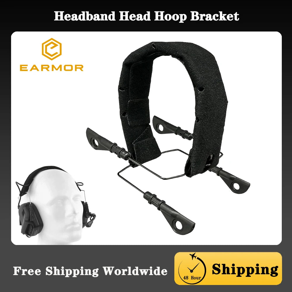 M14 Headphones Headband Head Hoop Bracket，Replace Mount Fits EARMOR (M32/M32H/M31H/M31)Mod3/Mod4 Hearing Protection Headphones