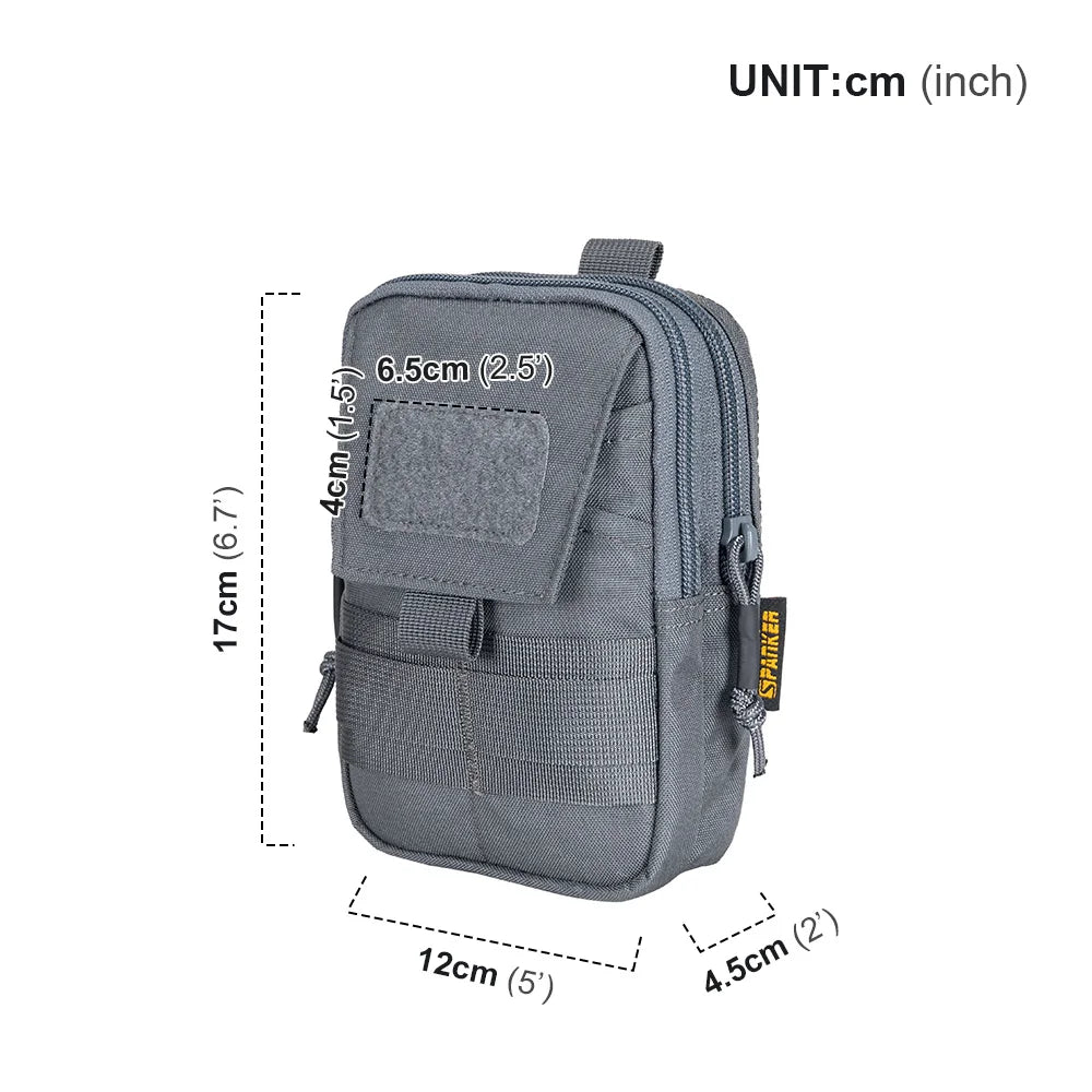 EXCELLENT ELITE SPANKER Outdoor Tactical Waist Phone Bag  Molle Money EDC Waist Tool Bags For Mobile Phones