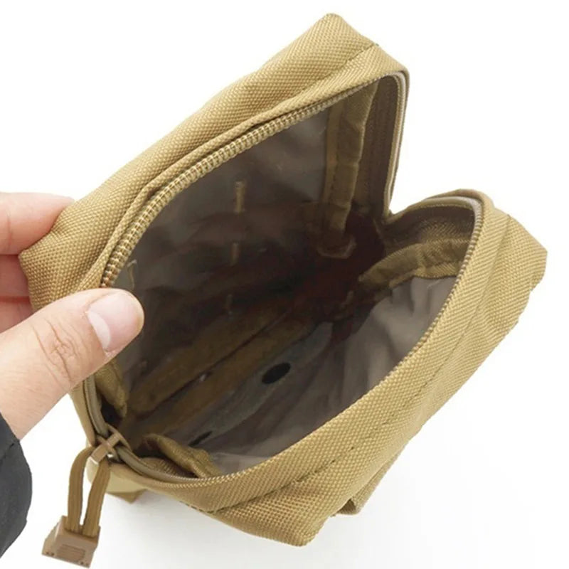 Outdoor Molle Pouch EDC Tool Bag Waterproof Nylon Multi Purpose Small Pack Universal Hunting Camping Bag Outdoor Equip