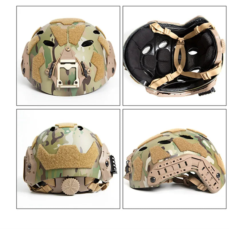 Outdoor Sports Protective Tactical Helmet, FAST Carbon Fiber, SF, Version CS, New